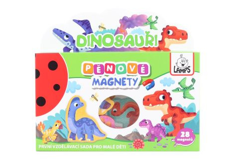 Dudlu Pěnové magnety Dinosauři