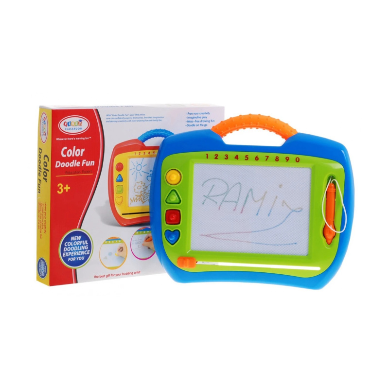Happy Kids' Puzzle 3+ Kreativní hračka + stylus + 4 razítka + kresby ve 4 barvách