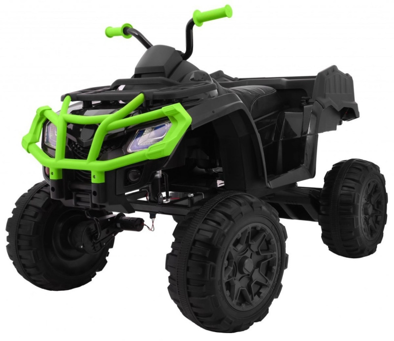 RKToys elektrická čtyřkolka XL ATV 2,4 G Černo-Zelená