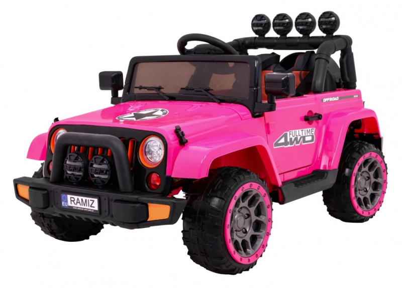 RKToys elektrické auto Full Time 4WD růžová