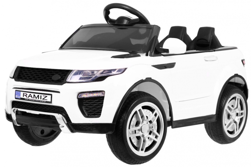 Elektrické autíčko sportovní Rapid Racer bílé