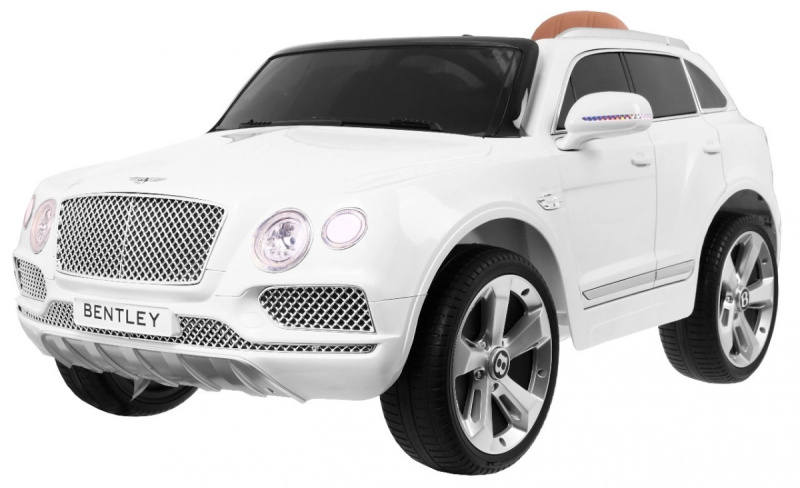 Auto na akumulátor Bentley Bentayga pro děti – Bílé