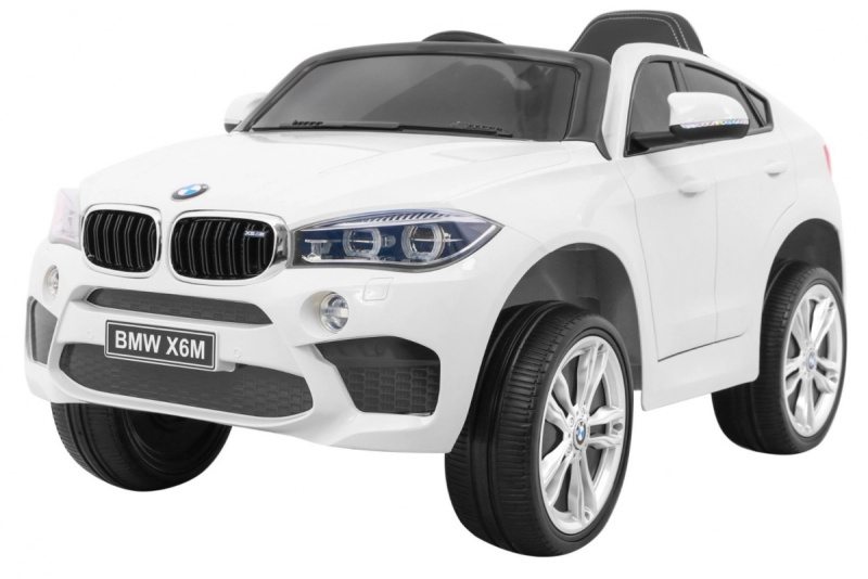 Elektrycké auto BMW X6M pro děti - bílé
