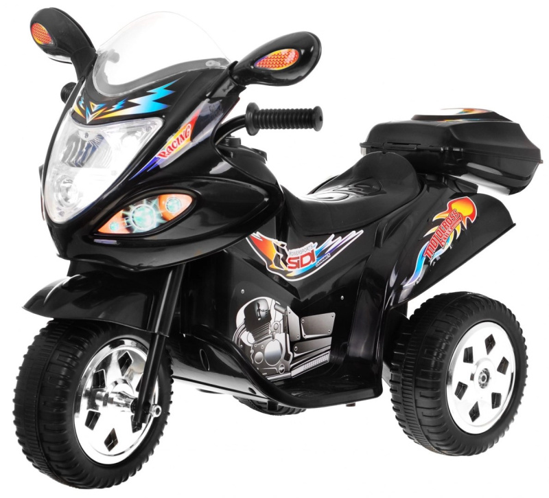 Tricicletă BJX-088 motocicletă electrică + sunete + lumini – Černá