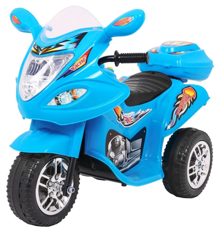 Tricicletă BJX-088 motocicletă electrică + sunete + lumini – Modrá