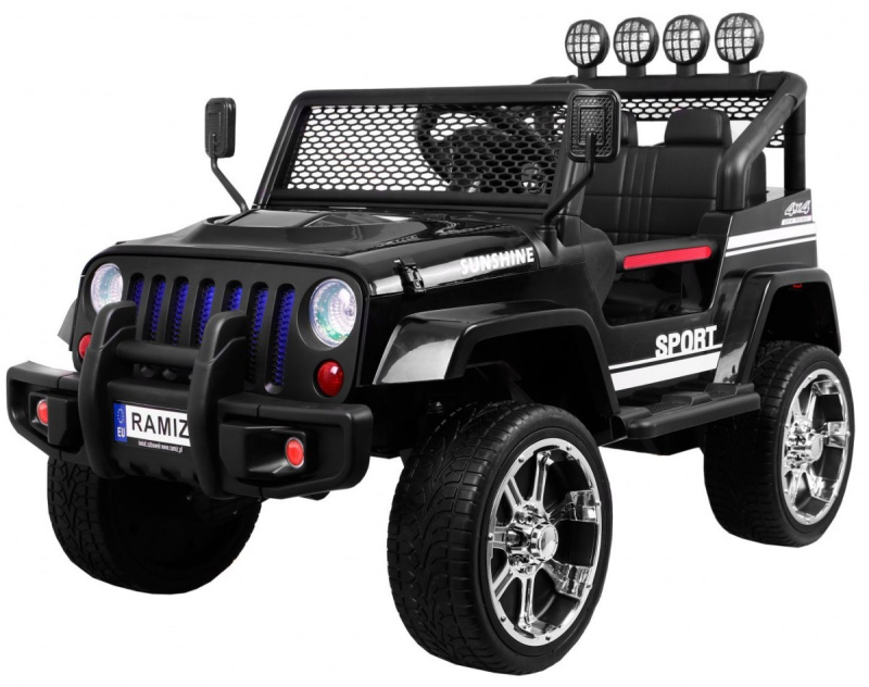 Elektrické autíčko Jeep Raptor 4x4 černé