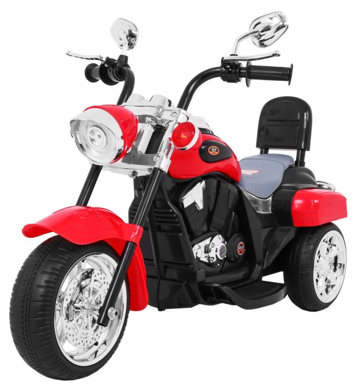 Ramiz elektrická motorka Chopper červená
