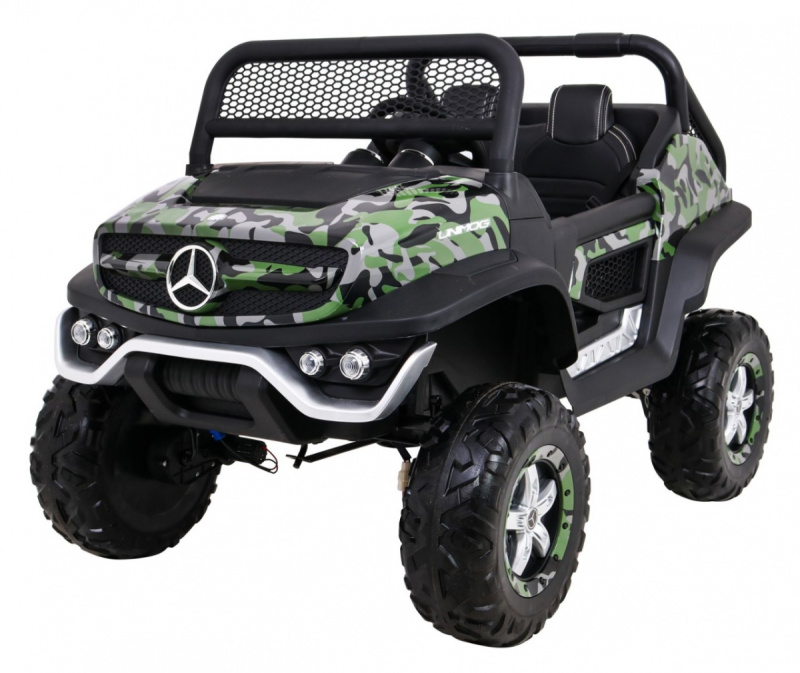 RKToys elektrické auto Mercedes Benz Unimog Big maskované lakované