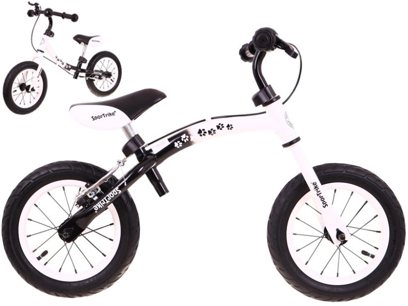 Majlo Toys 2v1 s nafukovacími koly 12" Boomerang bílé