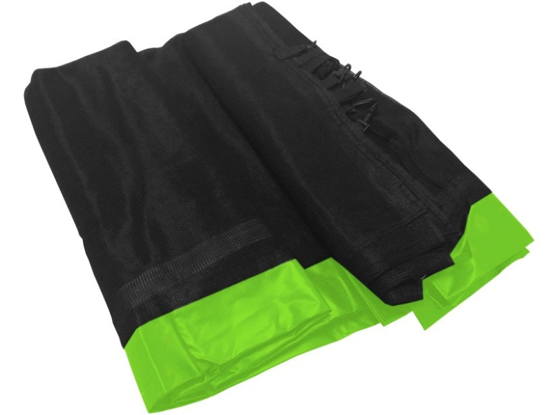 RKToys Ochranná síť na trampolínu 305cm - 10FT - 6 tyčí Zelená