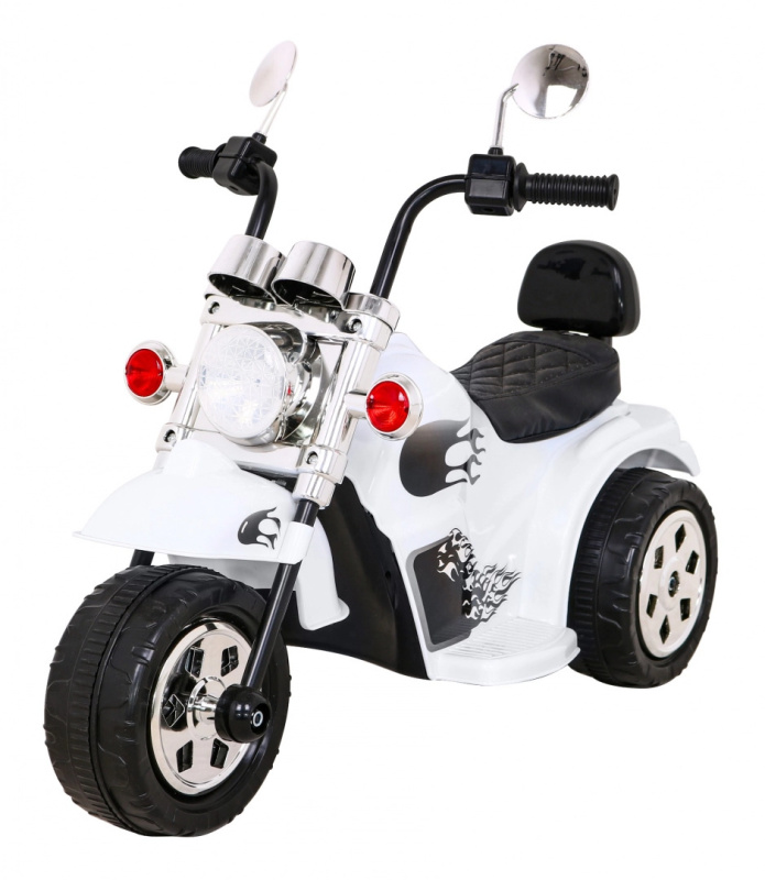 Majlo Toys elektrická tříkolka Hot Chopper bílá