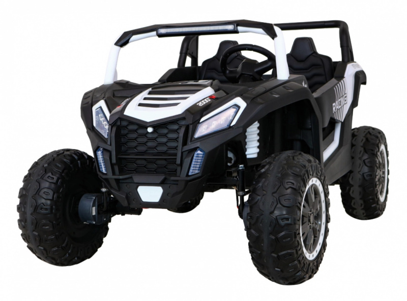 Dětské elektrické buggy ATV Racing 4x4 pro 2 děti – Bílá