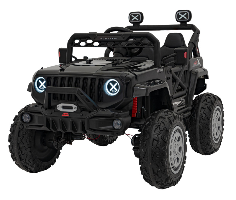 Dětské elektrické autíčko off-road černé