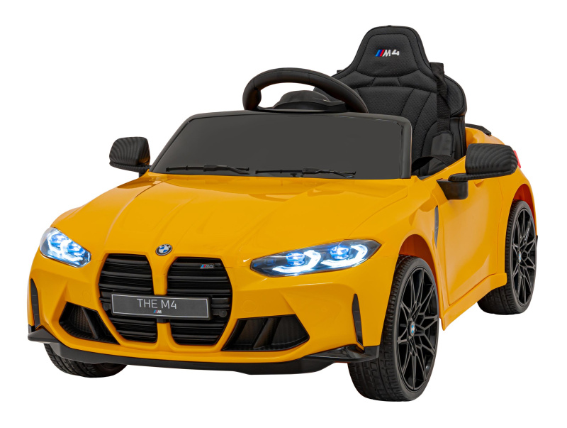 Vozidlo BMW M4 žlutá