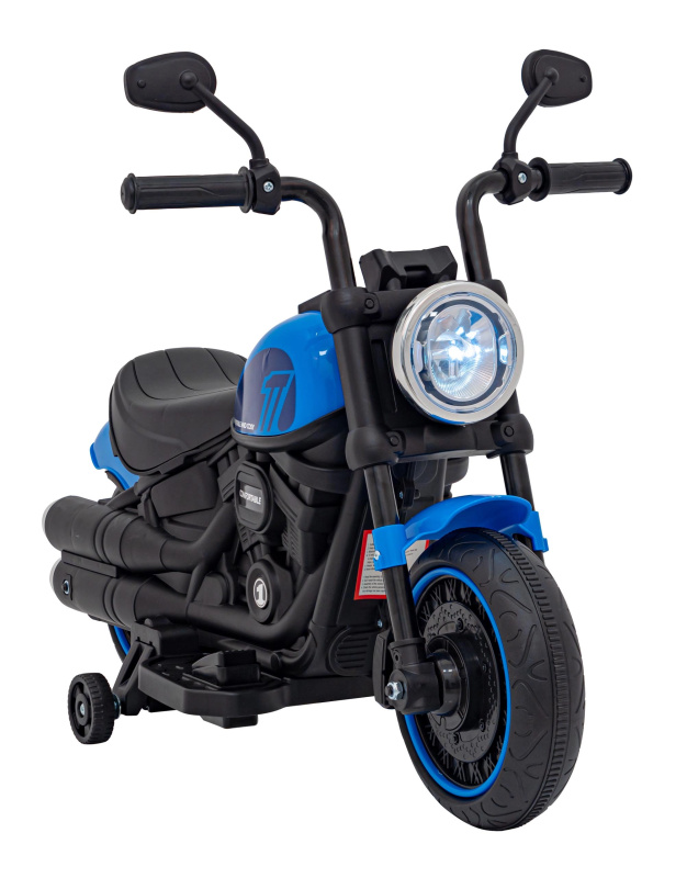 Majlo Toys dětská elektrická motorka Faster modrá