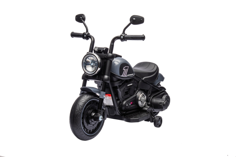 Majlo Toys dětská elektrická motorka Faster šedá