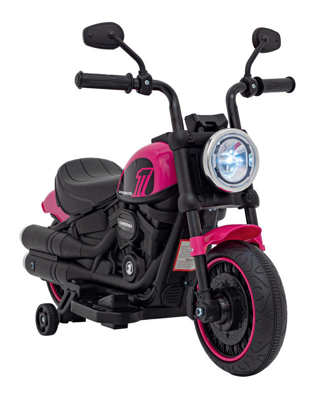 Motorka Ramiz do 30 kg růžová