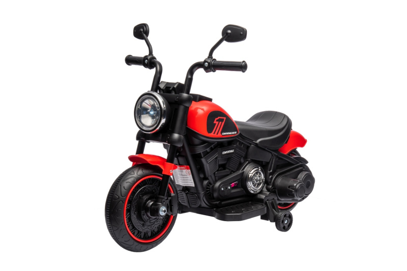Motocykl Chopper FASTER – Červený