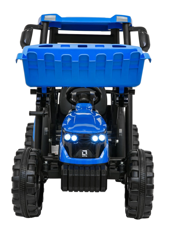 Dětský Traktor MEGA s Přívěsem Modrý