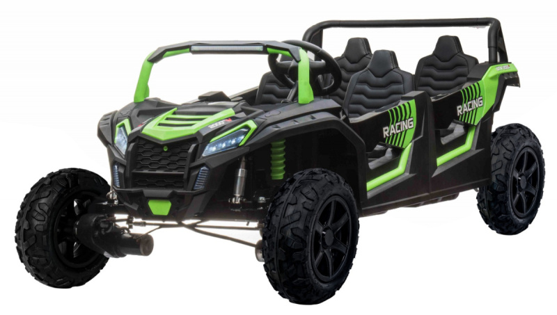 HračkyZaDobréKačky Elektrická bugina ATV RACING UTV2000, 4x150W zelená