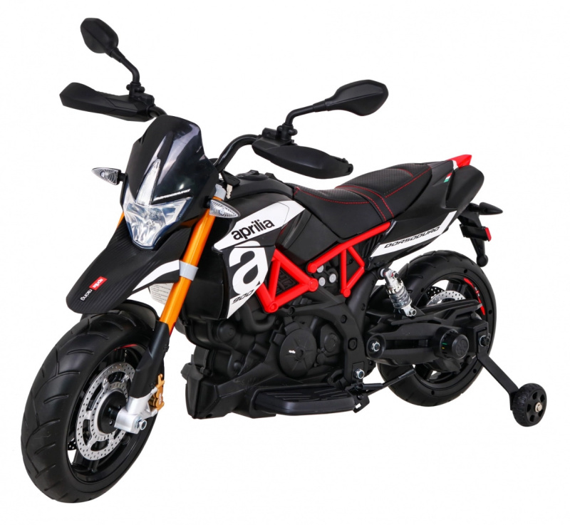 Tomido elektrická motorka Aprilia černo-červená