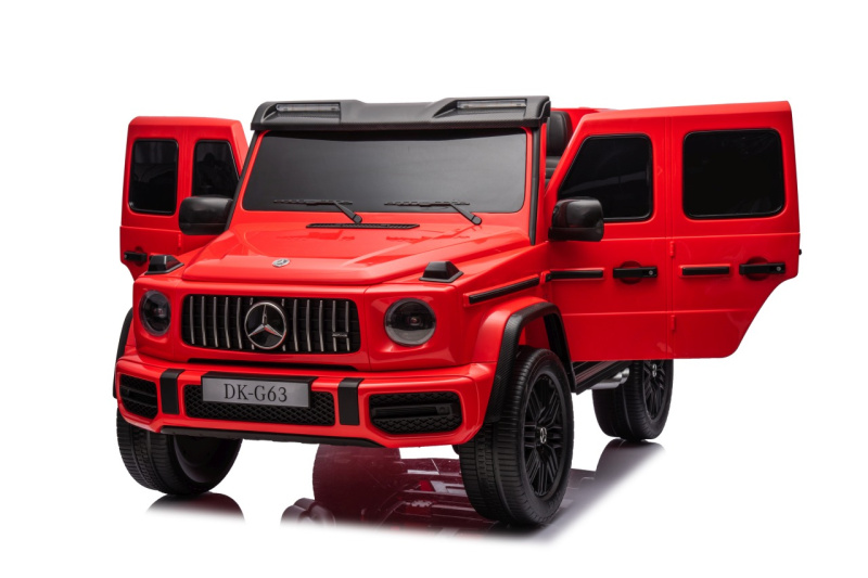 HračkyZaDobréKačky Elektrické autíčko Mercedes G63 AMG Strong 2x280W červené