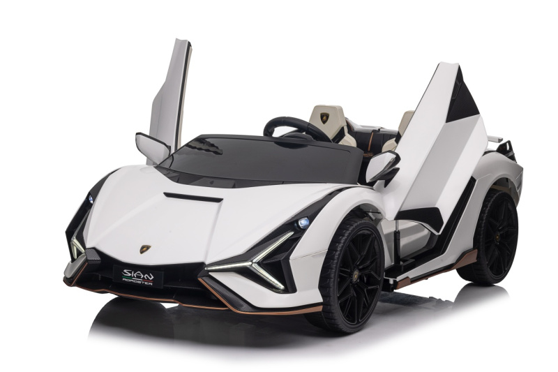 Lamborghini Sian vozidlo bílá