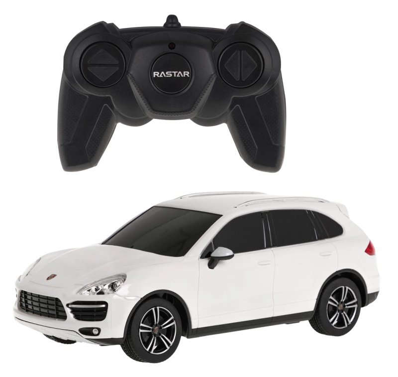 R/C 1:24 Porsche Cayenne Turbo RASTAR – Bílé