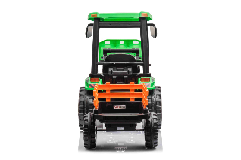 MEGA Traktor D68 s přívěsem zelený