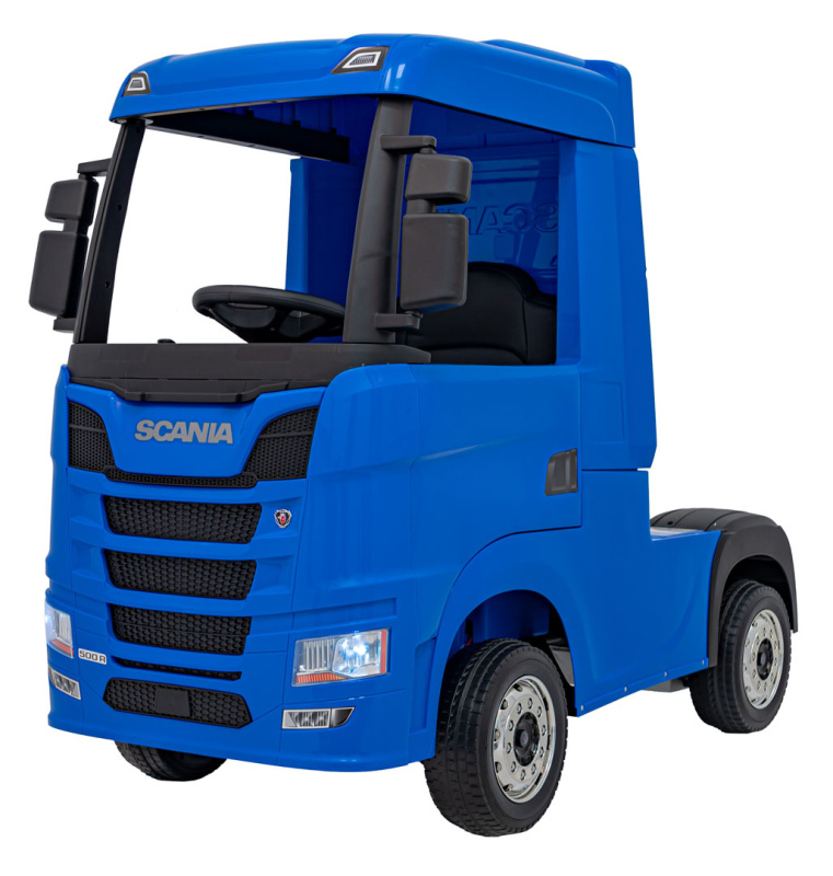 Modrý nákladní vůz Scania R-série