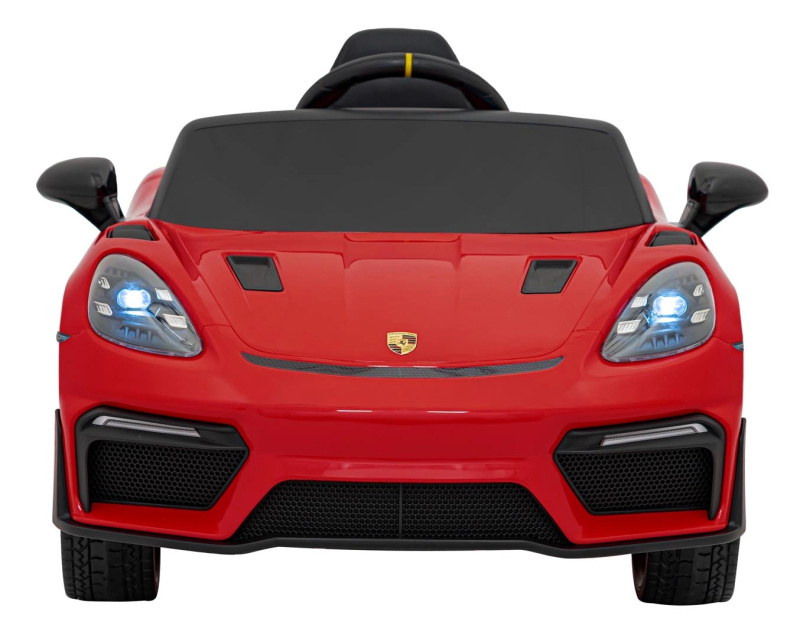 Dětský elektrický vůz Porsche 718 lakovaný – Červený