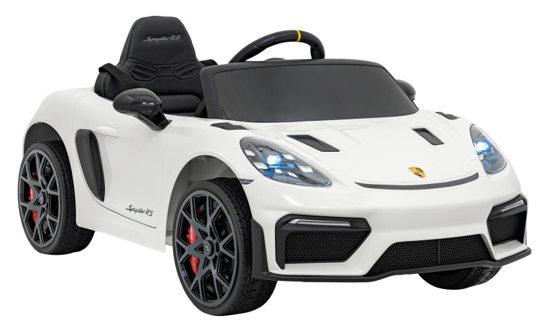 Dětský elektrický vůz Porsche 718 lakovaný – Bílý