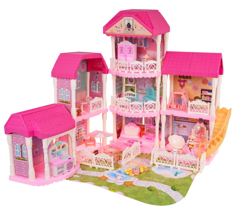 Velký domeček pro princezny s příslušenstvím