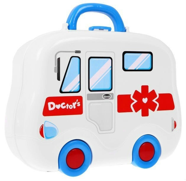 RKToys Lékařské náčiní v kufříku na kolečkách malý doktor