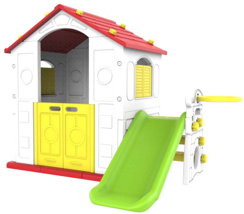 Slide House 3v1 Red Roof