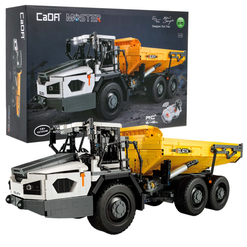 Stavebnice Cada R/C – Sklápěč Eric Truck 3067 dílů