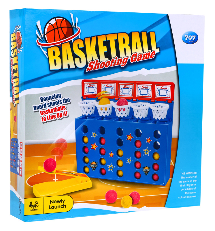 Logická arkádová hra "Basketball - 4 in a row"