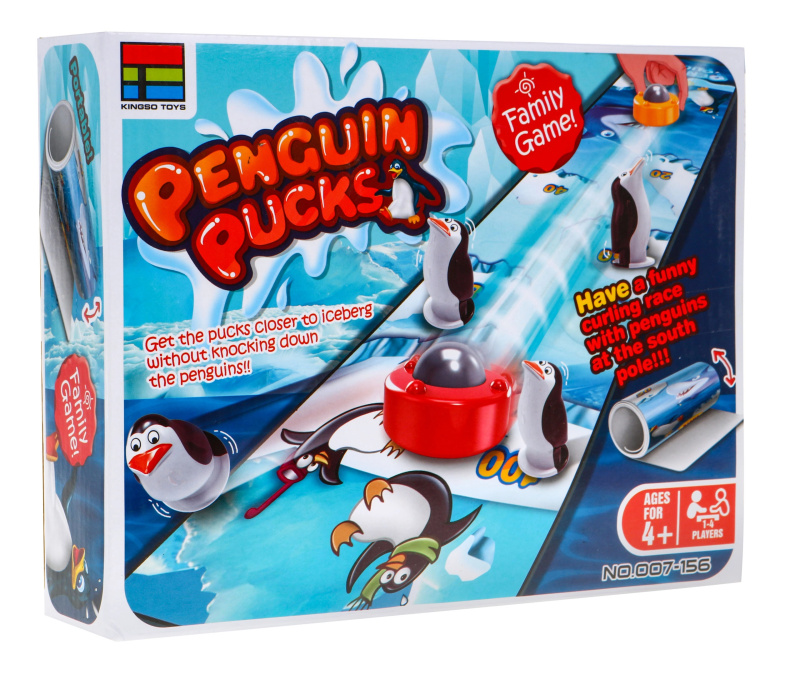 Rodinná hra Curling s tučňáky