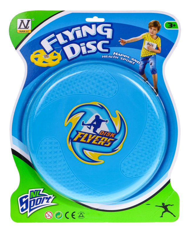 Létající disk "Frisbee" - sportovní hračka pro děti a dospělé – Modrý