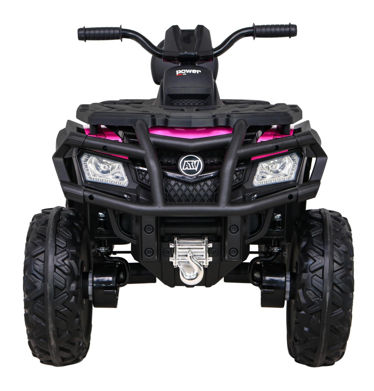 Čtyřkolka XT-Speed pro děti Růžová + 4x4 + EVA + Pomalý start + Rádio MP3 + LED dioda