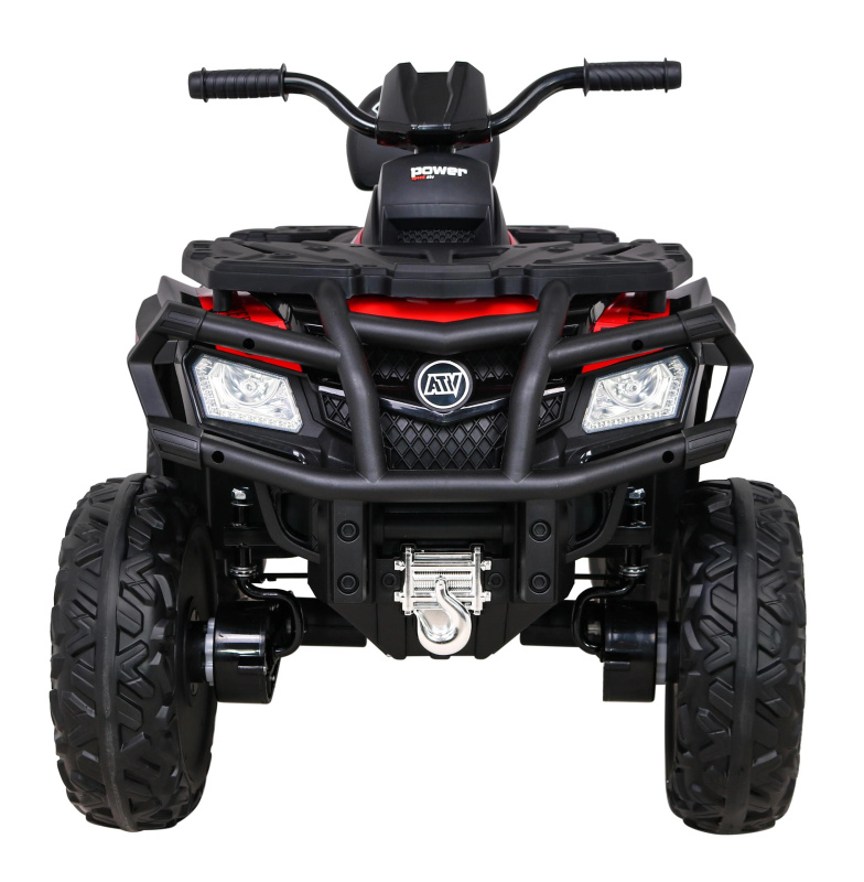 Čtyřkolka XT-Speed pro děti Červená + 4x4 + EVA + pomalý start + rádio MP3 + LED dioda