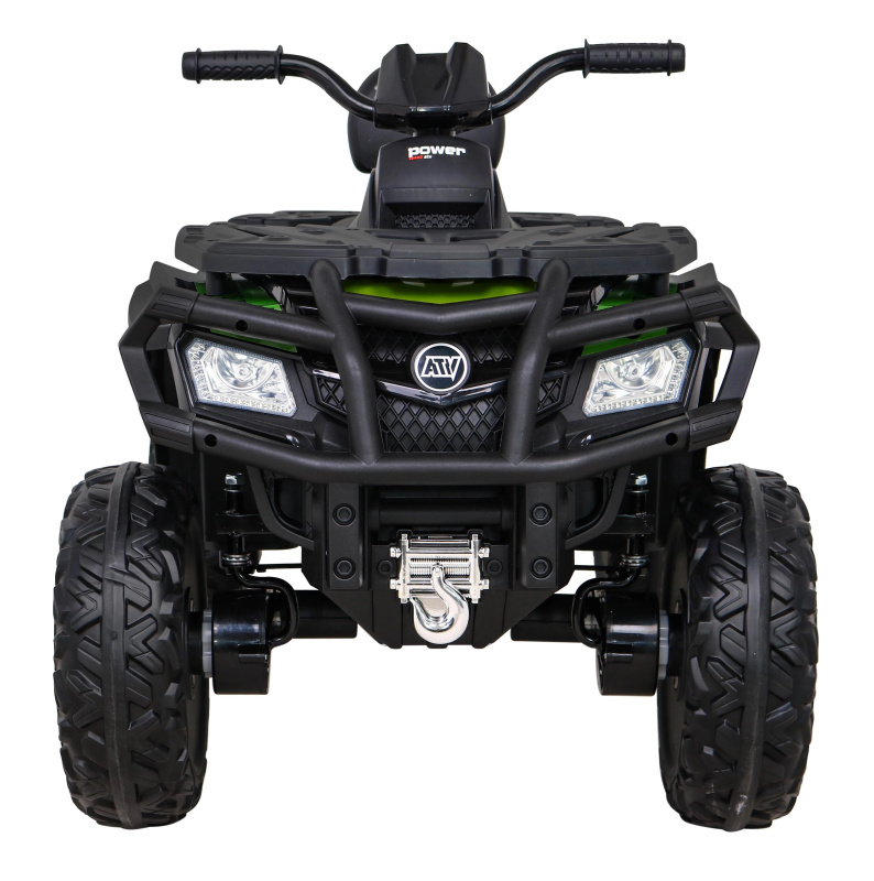 Čtyřkolka XT-Speed pro děti Zelená + 4x4 + EVA + Pomalý start + Rádio MP3 + LED dioda