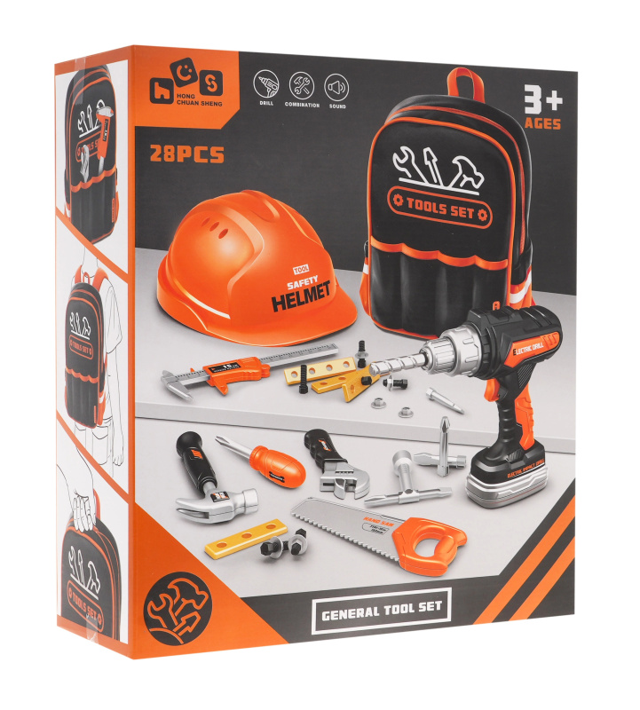 RKToys Sada nářadí v batůžku 30 ks