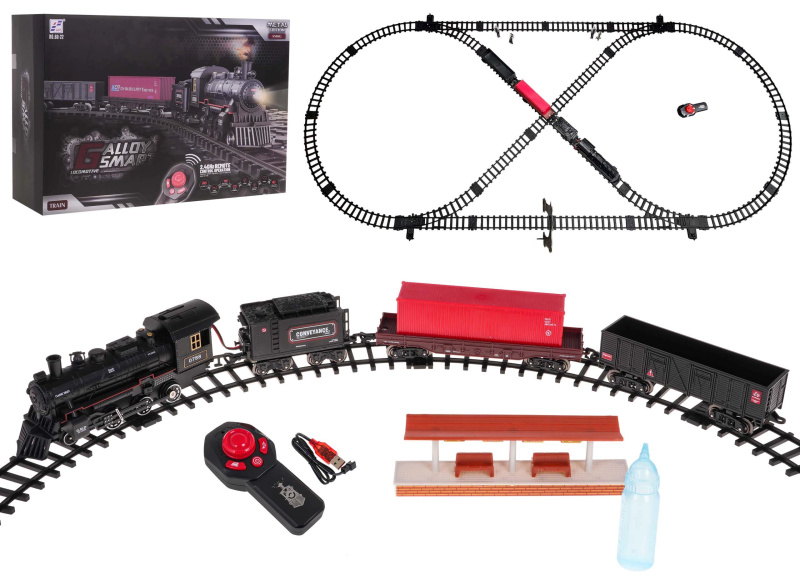 Retro R/C vláčkodráha s kouřem