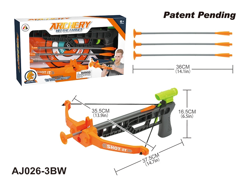 RKToys Dětská kuše s terčem a šipkami Archery