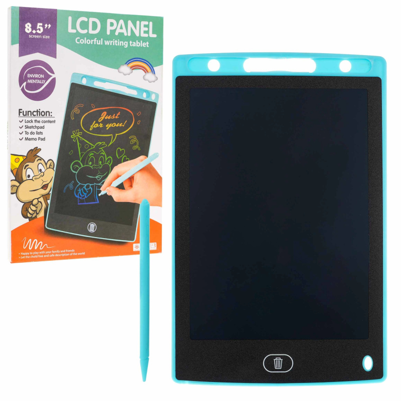 Elektronický tablet na psaní a kreslení 8,5″ pro děti i dospělé – Modrá
