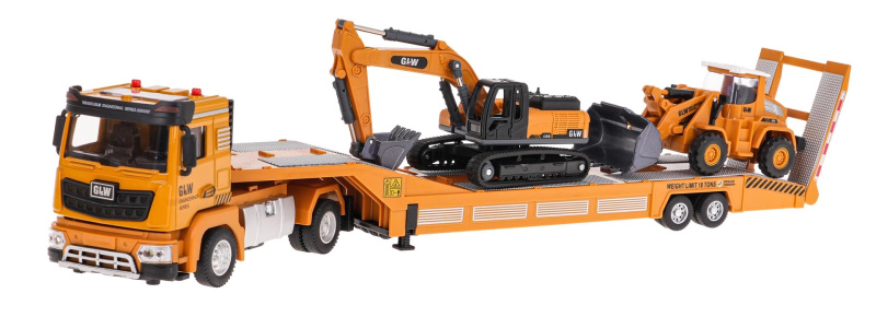 Stavební vozidla s odpojitelným návěsem