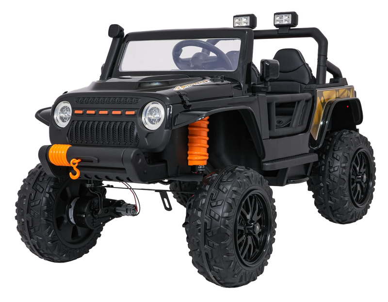 Dětské elektrické auto Jeep Monster 24V, černé