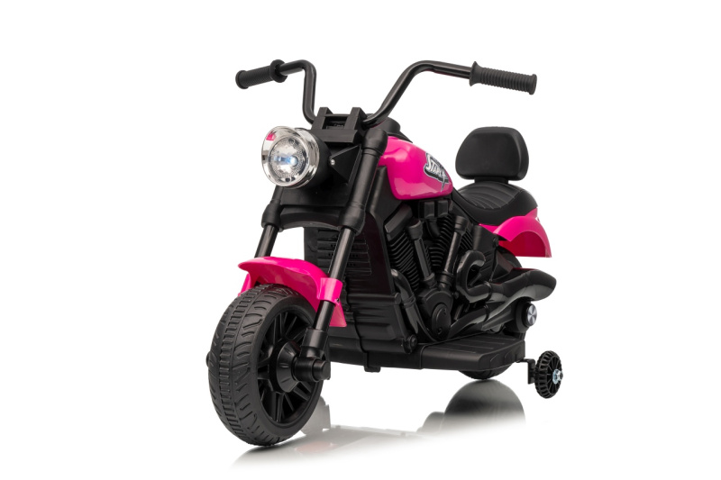 Dětská elektrická motorka STAR růžová