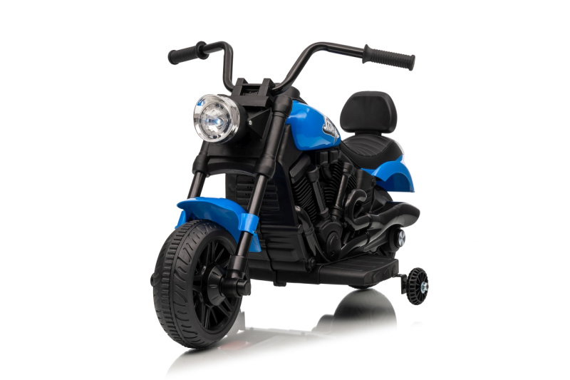 Dětská elektrická motorka Star modrá